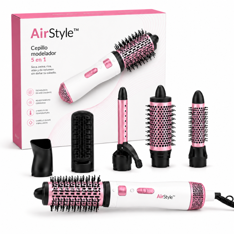 AirStyle™ – Cepillo Modelador 5 en 1