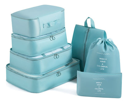 Kit 7 Bolsas Organizadoras para Valija de Viaje (PAGÁ 4 LLEVÁ 7)