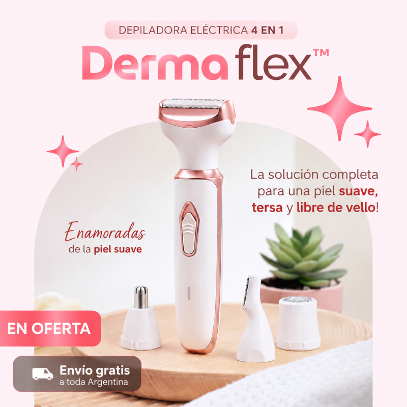 Depiladora eléctrica 4 en 1 – DermaFlex®