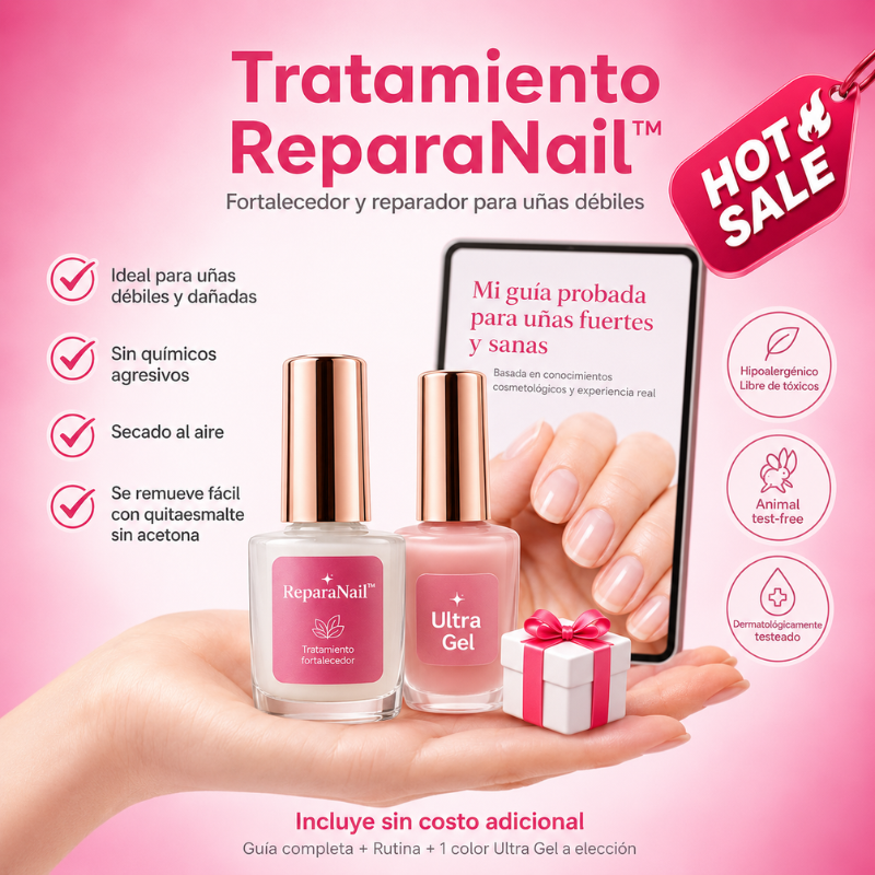 Tratamiento Fortalecedor y Reparador para Uñas Débiles – ReparaNail™
