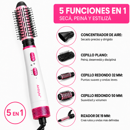AirStyle™ – Cepillo Modelador 5 en 1