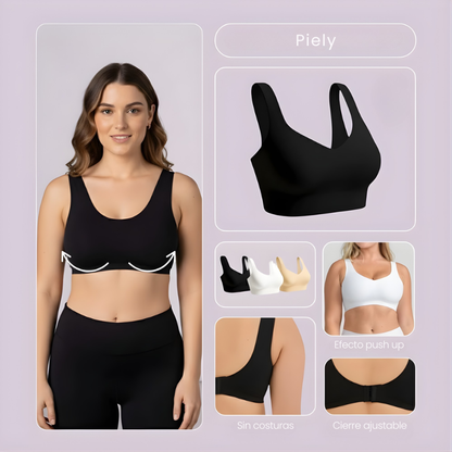 Piely® – Corpiño Premium Modelador Cómodo (COMPRÁ 1 LLEVATE 3)