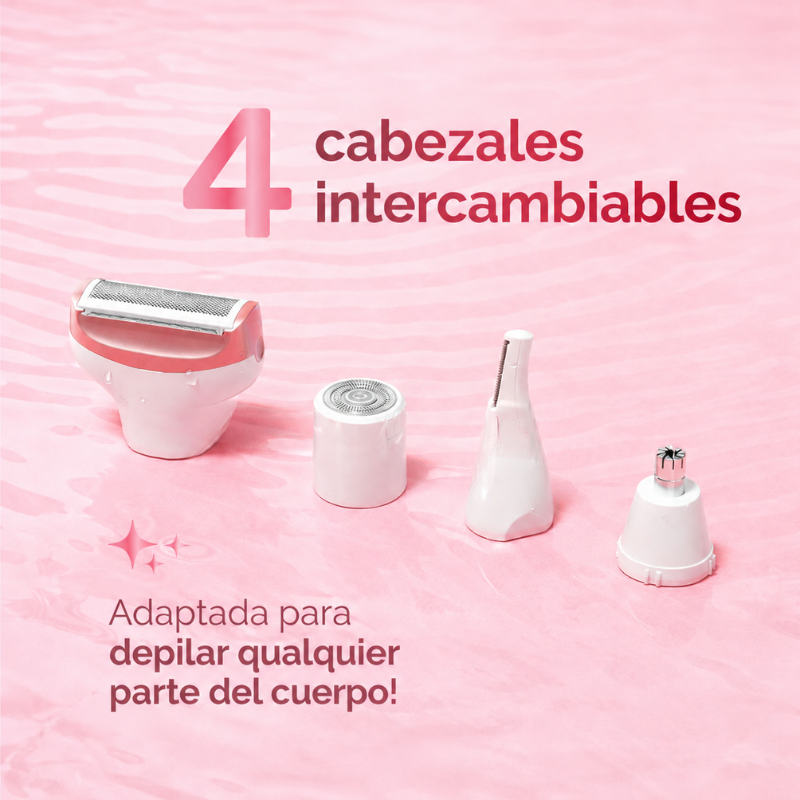 Depiladora eléctrica 4 en 1 – DermaFlex®