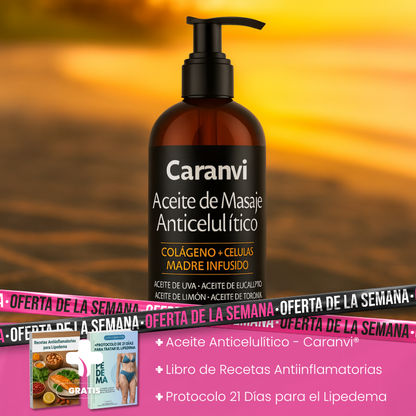 Aceite Anticelulítico con Colágeno Activo - Caranvi®