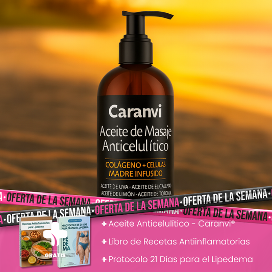 Aceite Anticelulítico con Colágeno Activo - Caranvi®