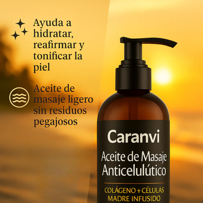 Aceite Anticelulitis con Colágeno Activo (Firmador Corporal) - Caranvi®