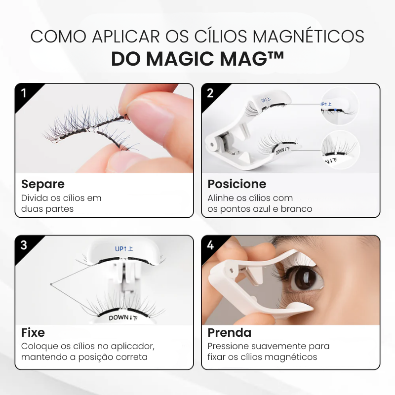 Magic Mag™ – Pestañas Magnéticas Reutilizables