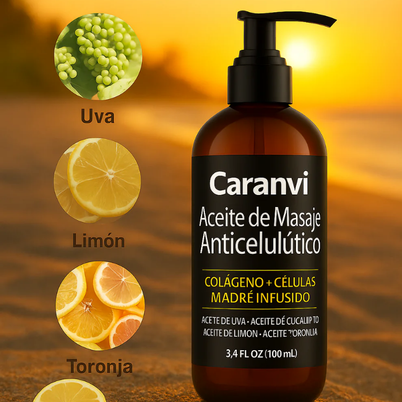 Aceite Anticelulítico con Colágeno Activo - Caranvi®