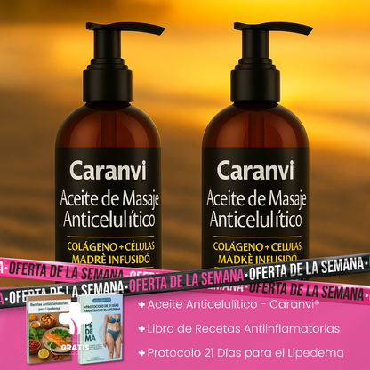 Aceite Anticelulítico con Colágeno Activo - Caranvi®