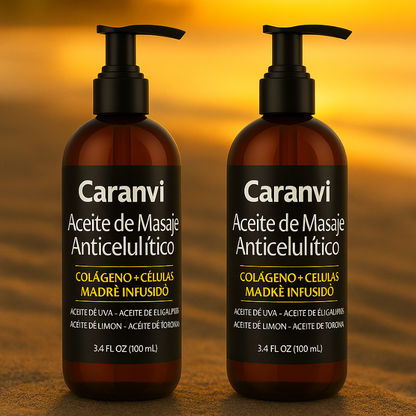 Aceite Anticelulitis con Colágeno Activo (Firmador Corporal) - Caranvi®