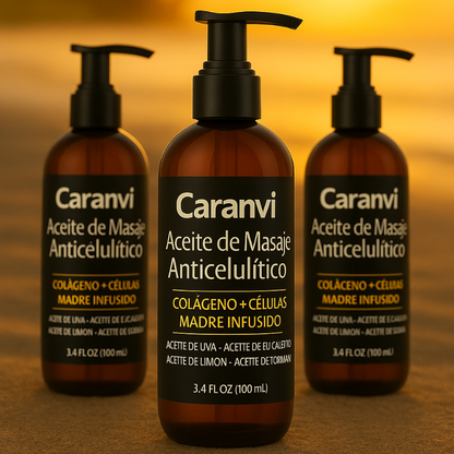 Aceite Anticelulitis con Colágeno Activo (Firmador Corporal) - Caranvi®