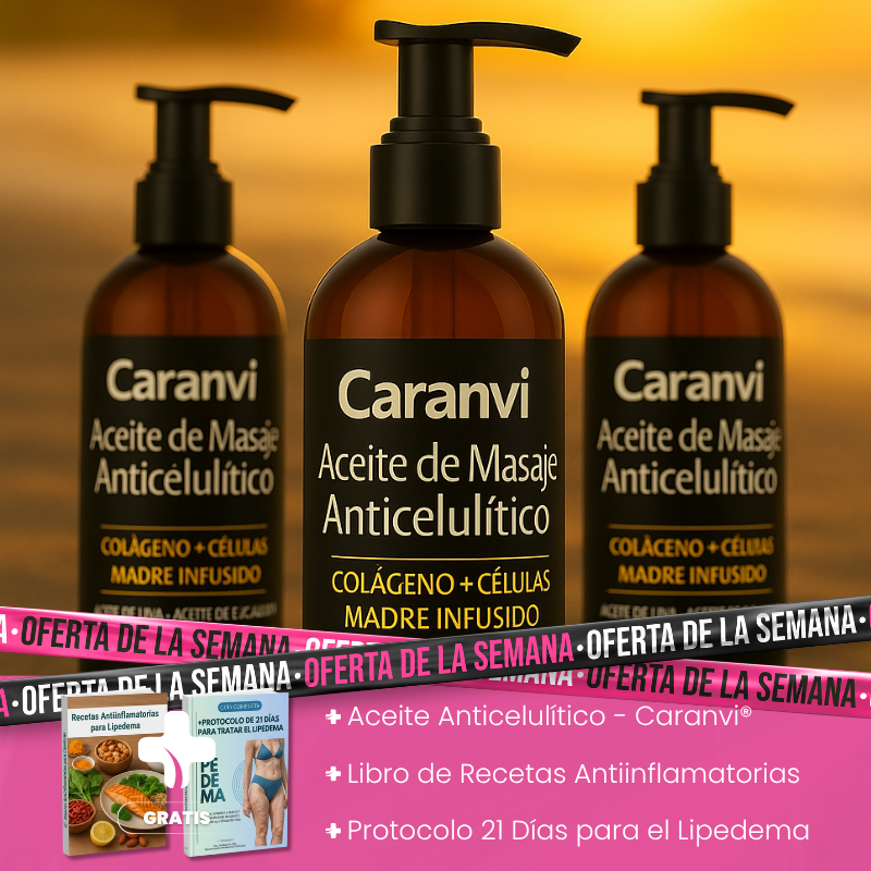 Aceite Anticelulítico con Colágeno Activo - Caranvi®