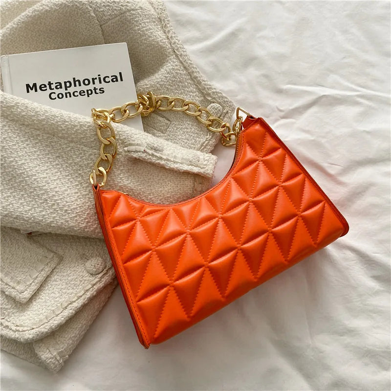 Bolso Revestido en Cuero Diamantado – Metaphorical™