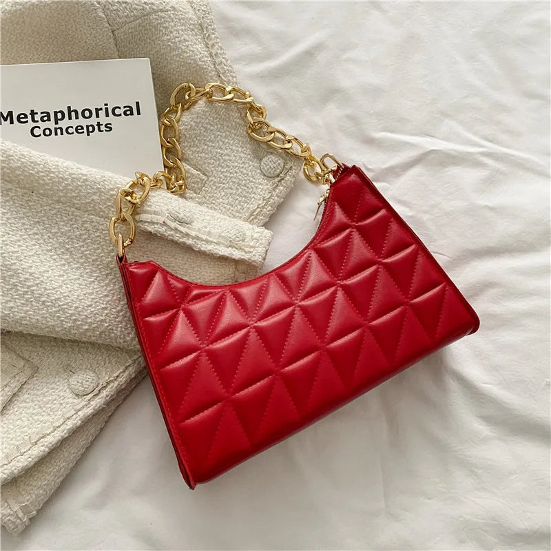 Bolso Revestido en Cuero Diamantado – Metaphorical™
