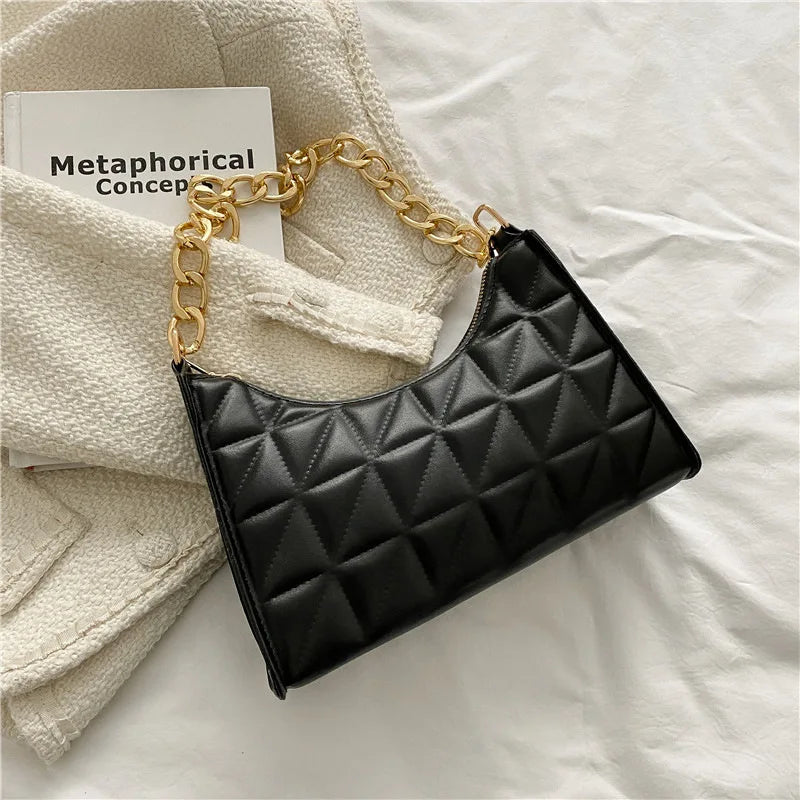 Bolso Revestido en Cuero Diamantado – Metaphorical™